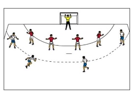 4 gegen 4 nach Angriffsserie