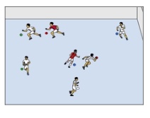 Fangspiel mit Ballkontrolle