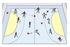 Medizinball-Transportspiel