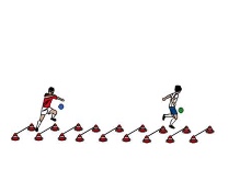 Prellparcours mit Rhythmusvorgabe