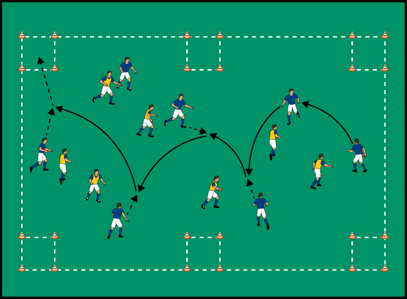 Endzonen-Ablegespiel